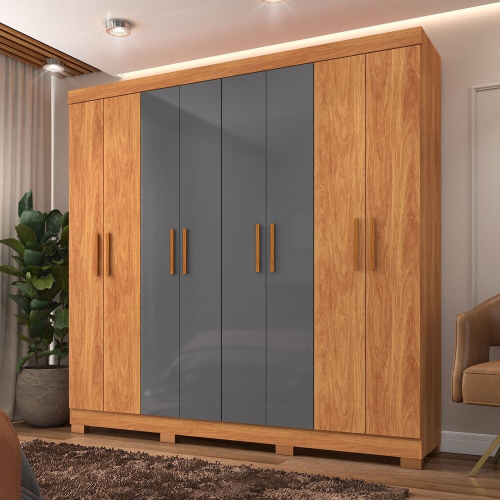 ROPERO 8 PUERTAS 2 CAJONES INTERNOS GUARDARROPA ARMARIO PLACARD CLOSET ROPERO 8 PUERTAS 2 CAJONES INTERNOS GUARDARROPA ARMARIO PLACARD CLOSET