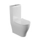 INODORO BLANCO BRILLO A PISO FLAMINIA BLANCO