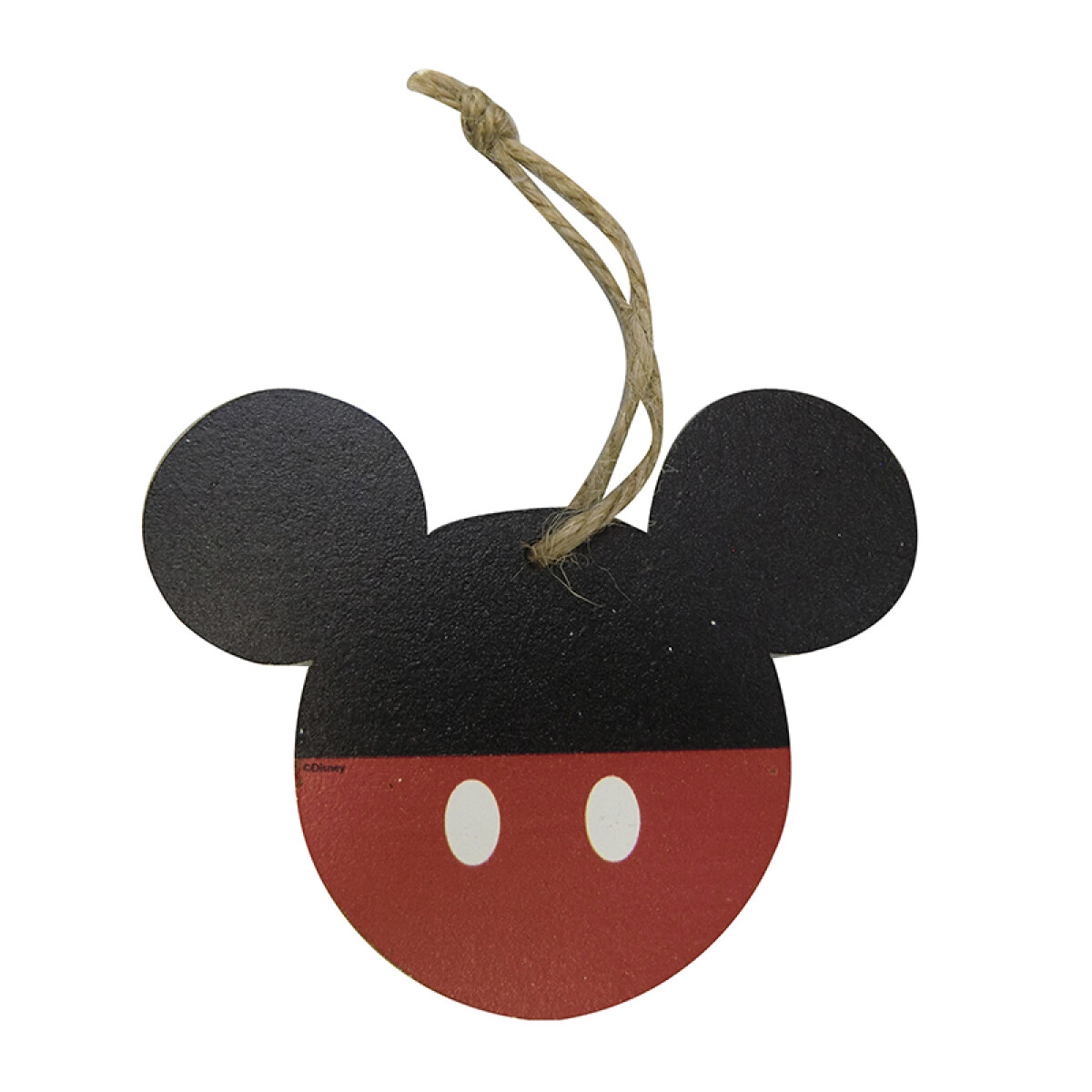 Chirimbolo Navidad Forma 3D Mickey 10 cm Madera 