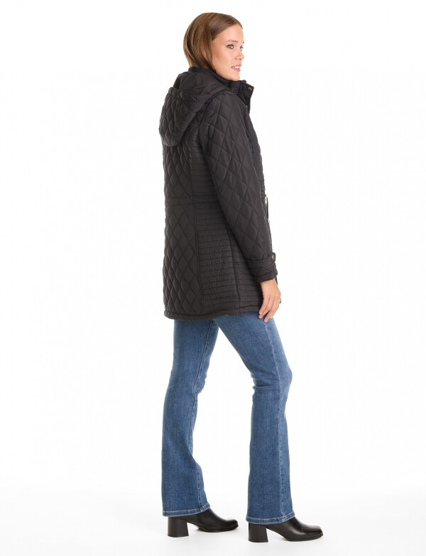 Campera Capitoneada NEGRO