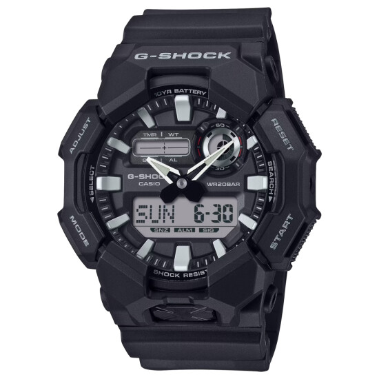 Reloj CASIO G-SHOCK GA010-1ADR en Resina Negro Esfera 52mm 0