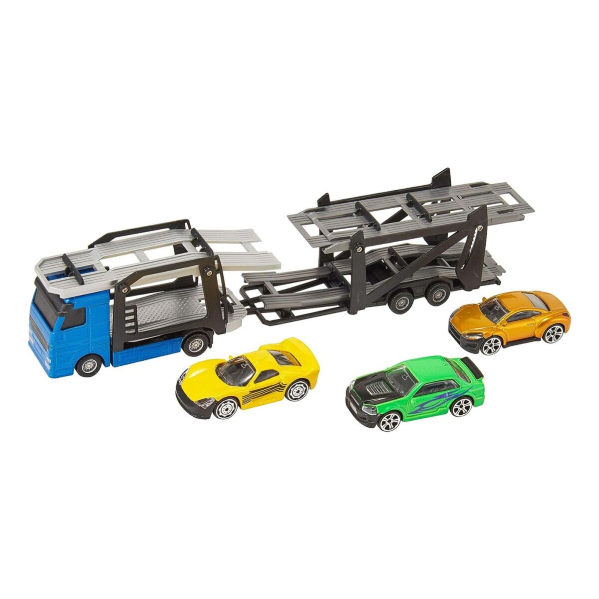 Camion Transportador Vehiculos Juguete Autitos Teamsterz 