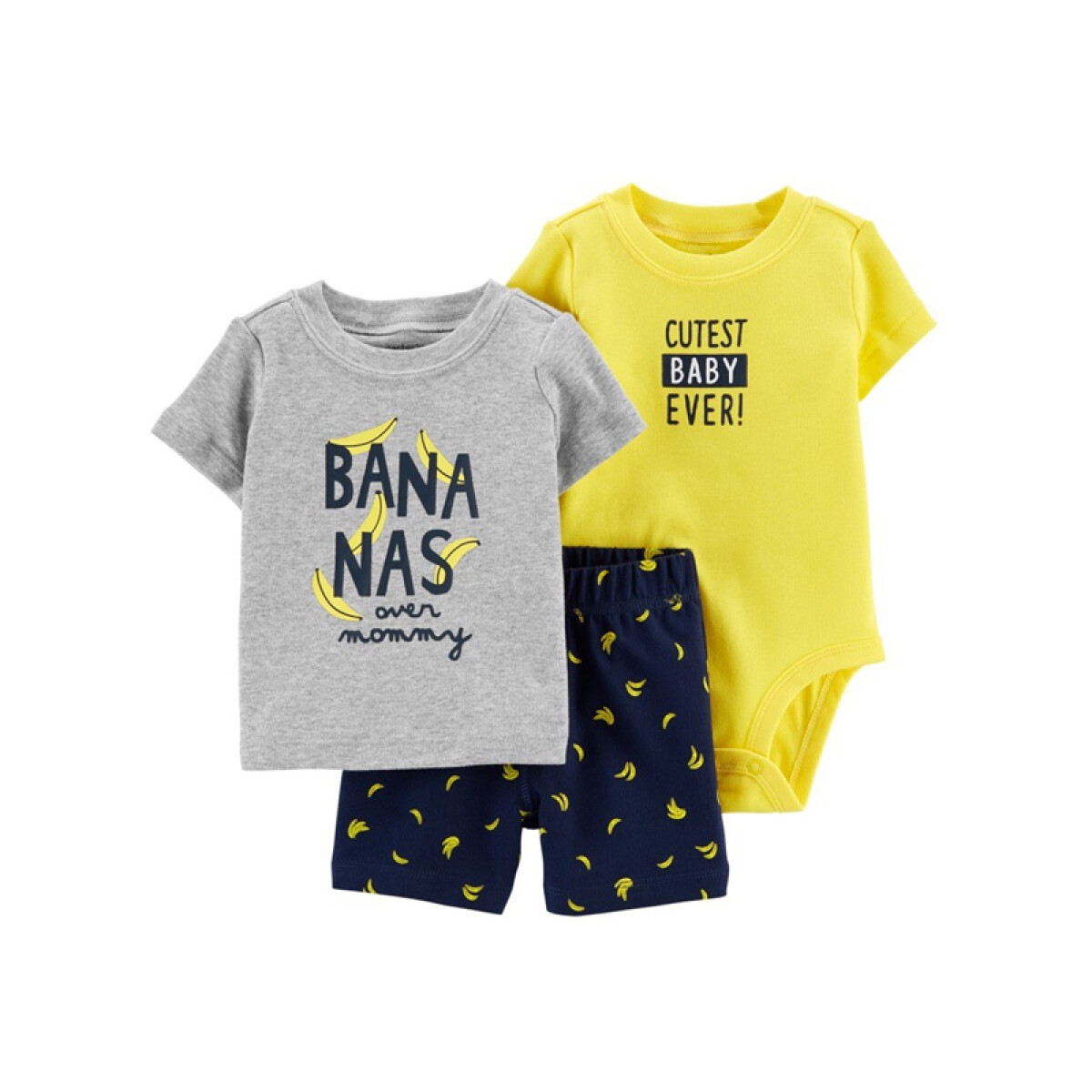 Conjunto Bananas 3 Piezas 