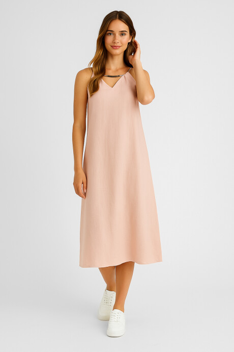 Vestido Chu Rosa Claro