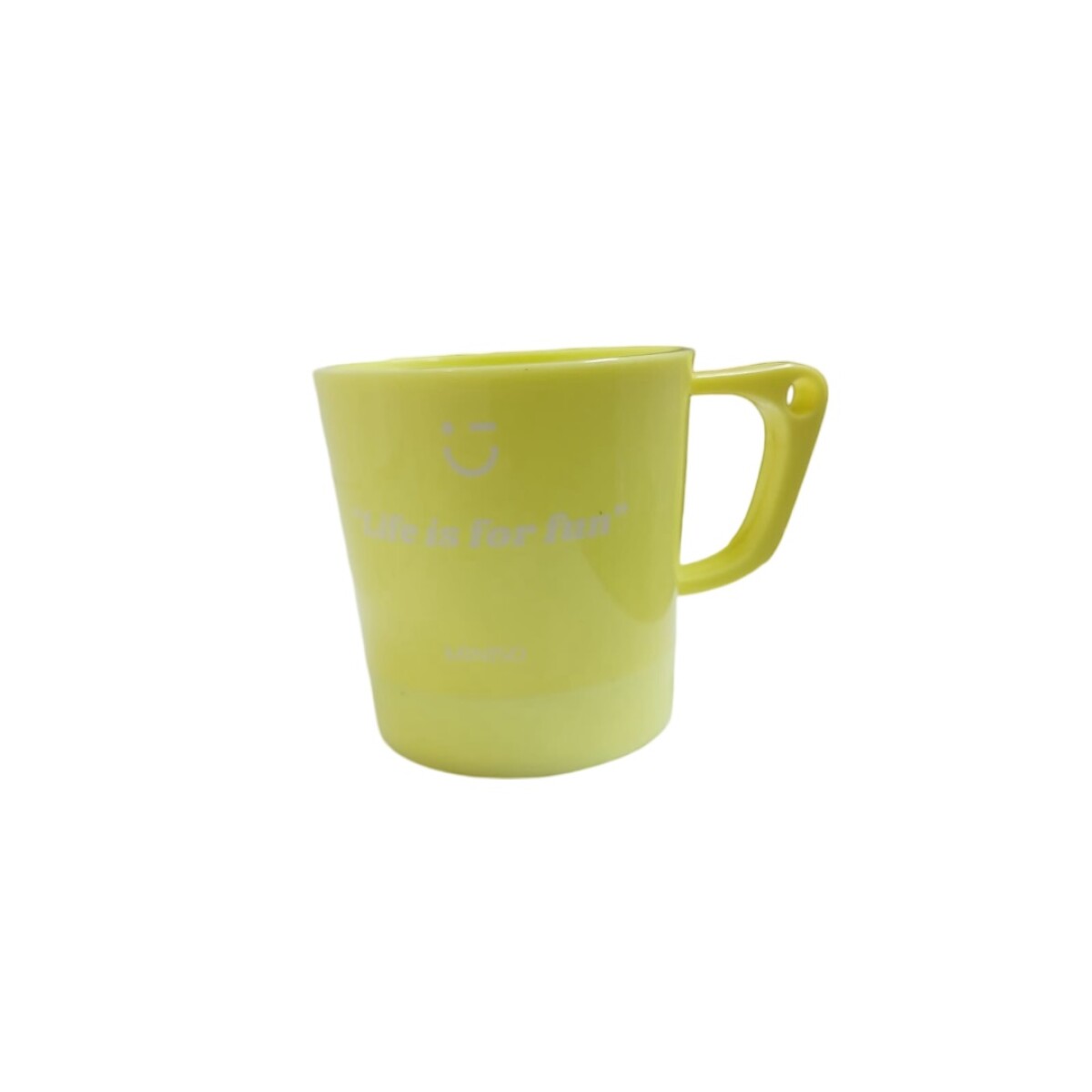 Taza plástica 220ml - amarillo 