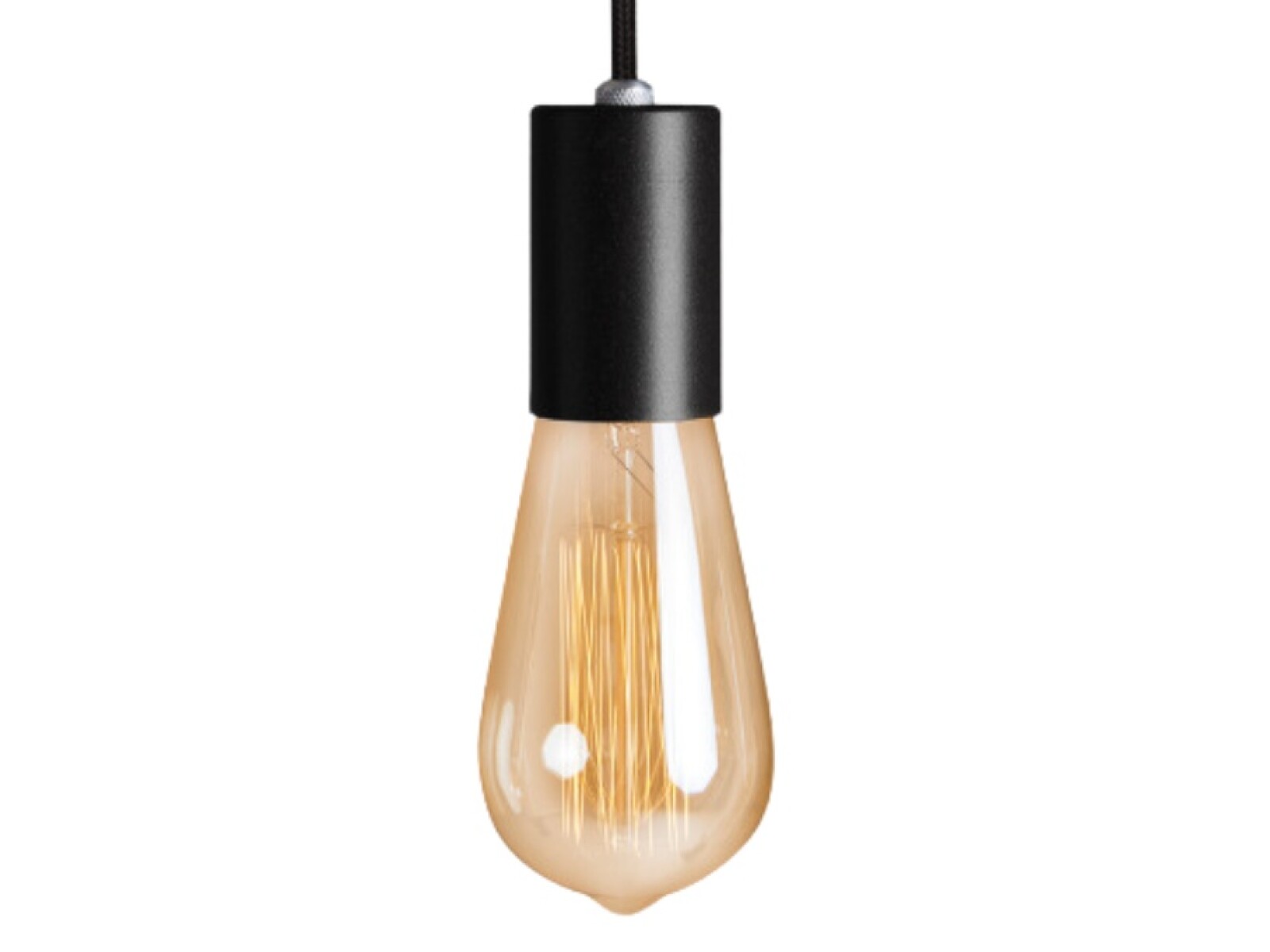 COLGANTE VINTAGE FIO 1,5M E27 - NEGRO 