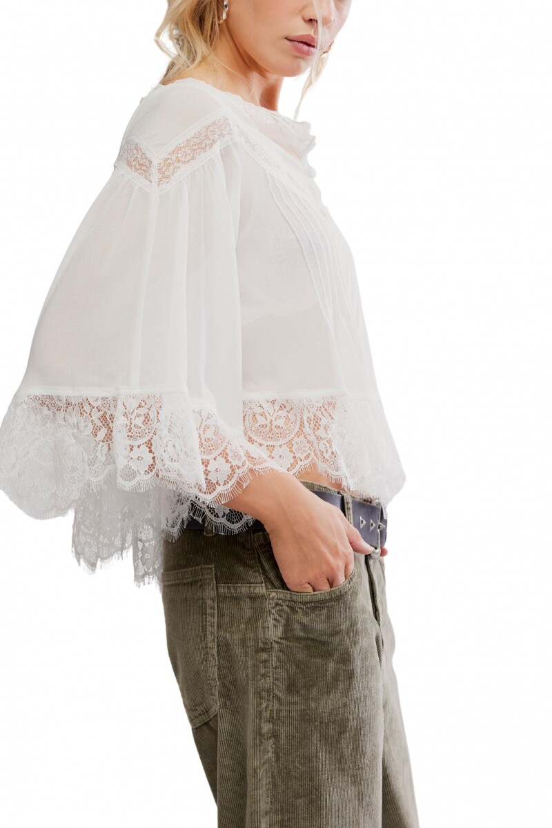 Blusa Bali Rain Marfil