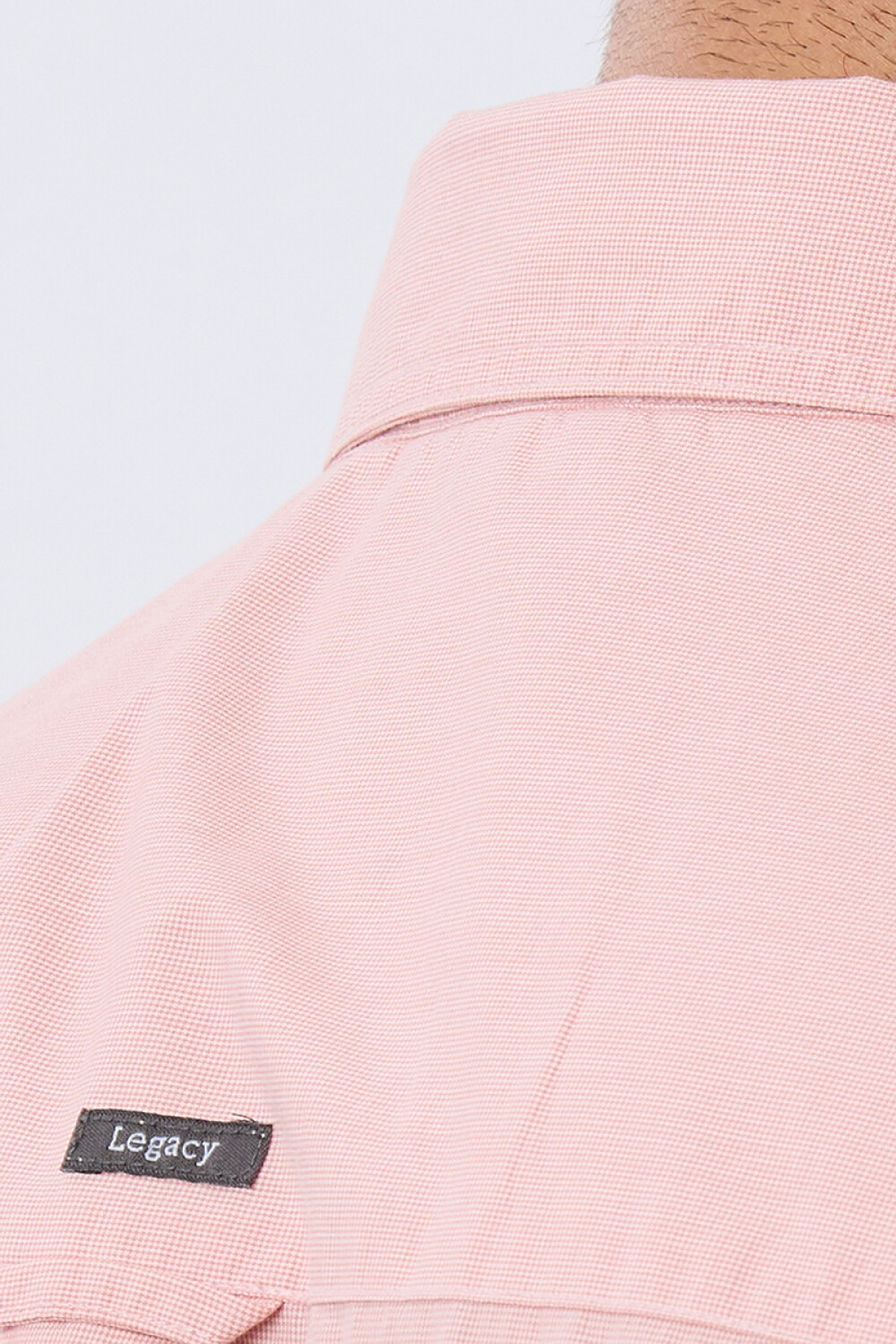 CAMISA CUADROS DE ALGODÓN Rosa