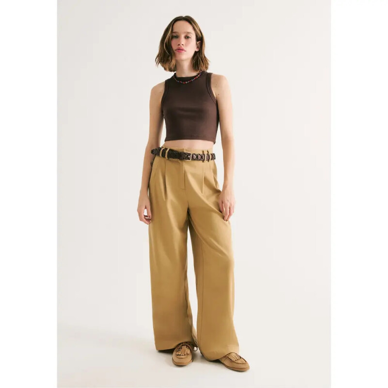 BLUSA SM FEM MARROM ESCURO