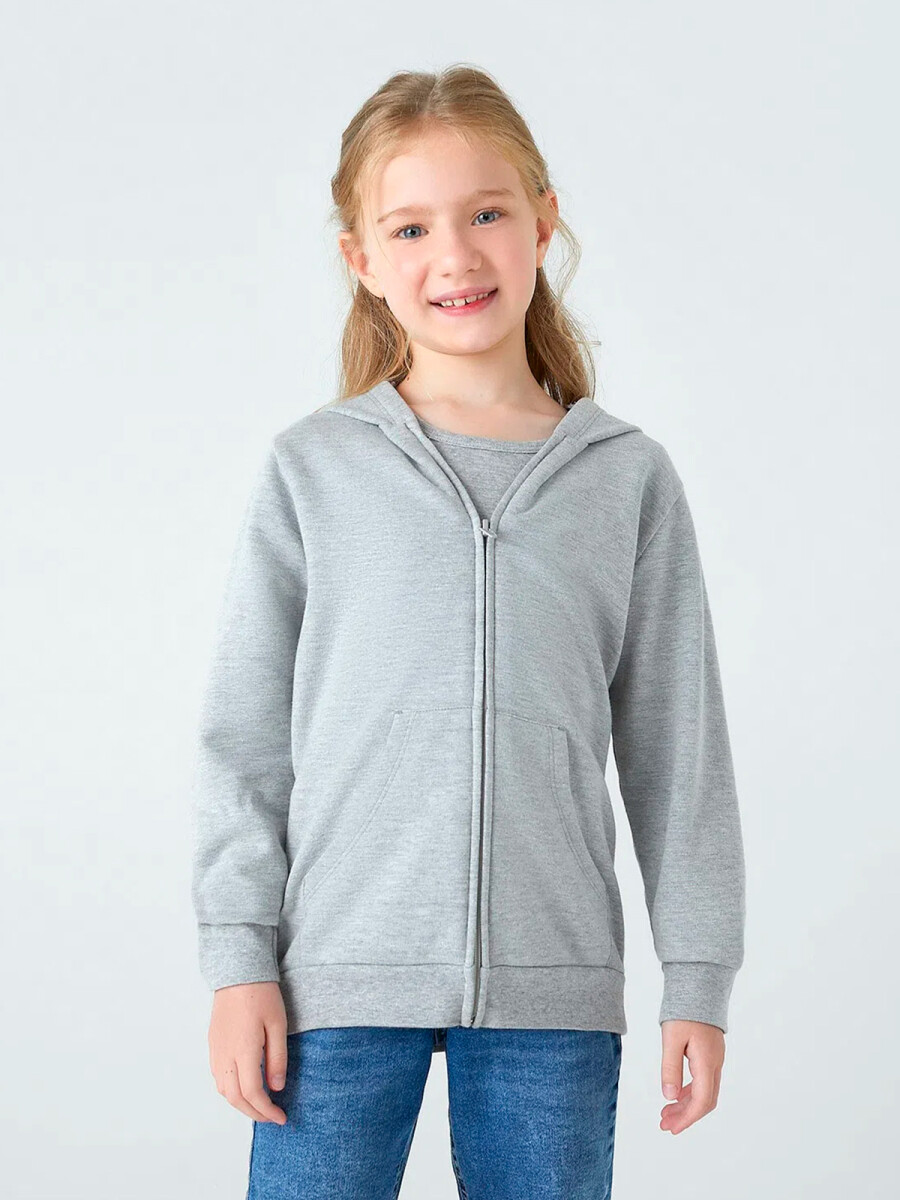 CAMPERA INFANTIL UNISSEX - GRIS 