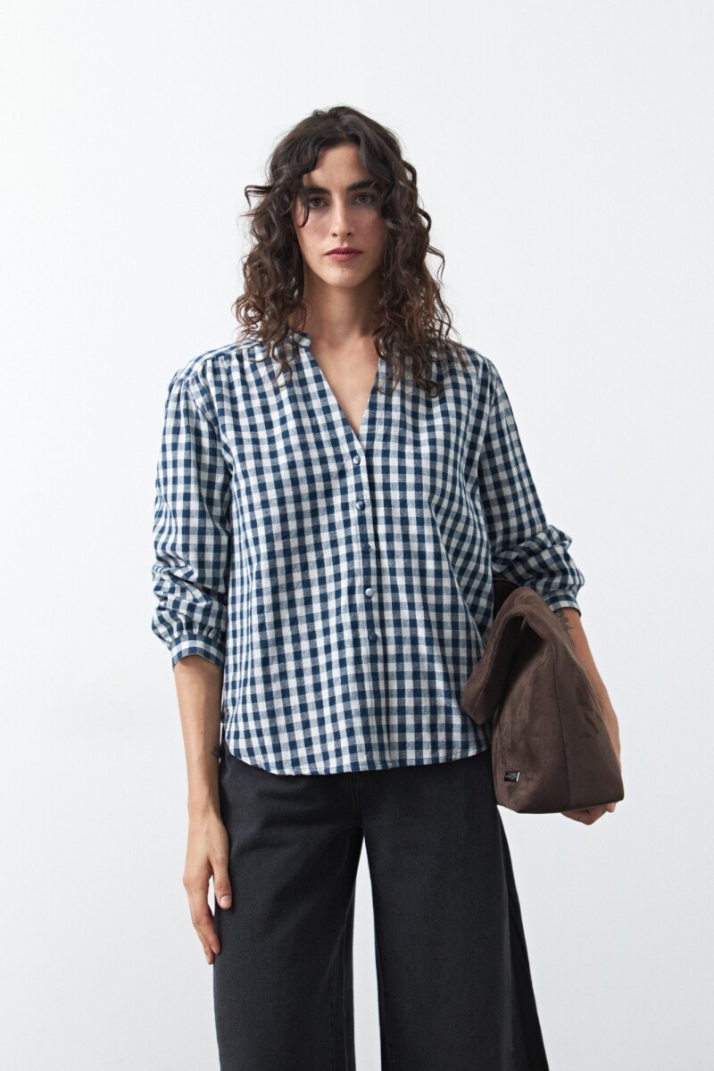 CAMISA CHER Azul Oscuro