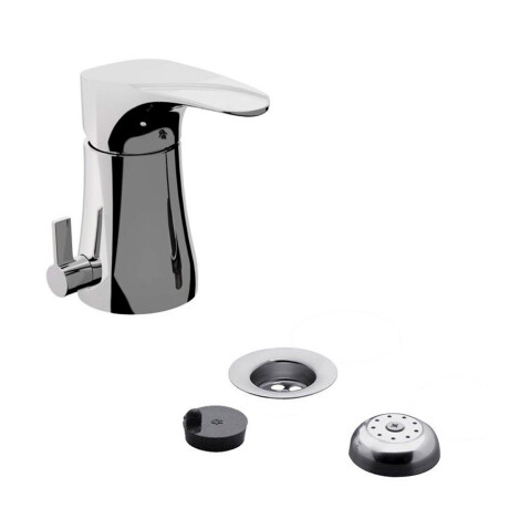 Griferia De Bidet Con Transferencia Y Desague Iguazu Fv CROMO