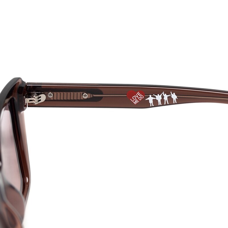 Lentes de Sol Chilli Beans The Beatles Love Me Do Marrón Claro