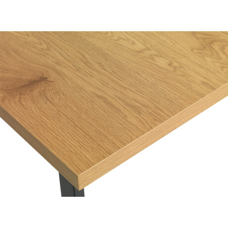 Mesa de comedor AABENRAA 80x120 roble/negro Roble/negro