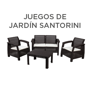 JUEGO DE JARDÍN SANTORINI