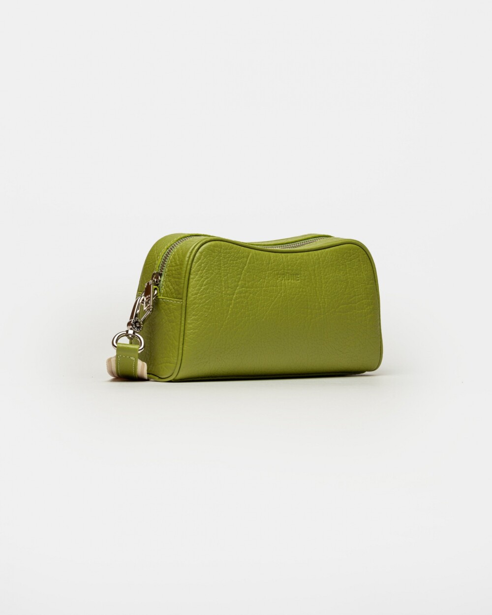 Bandolera The Club en cuero graneado Moss