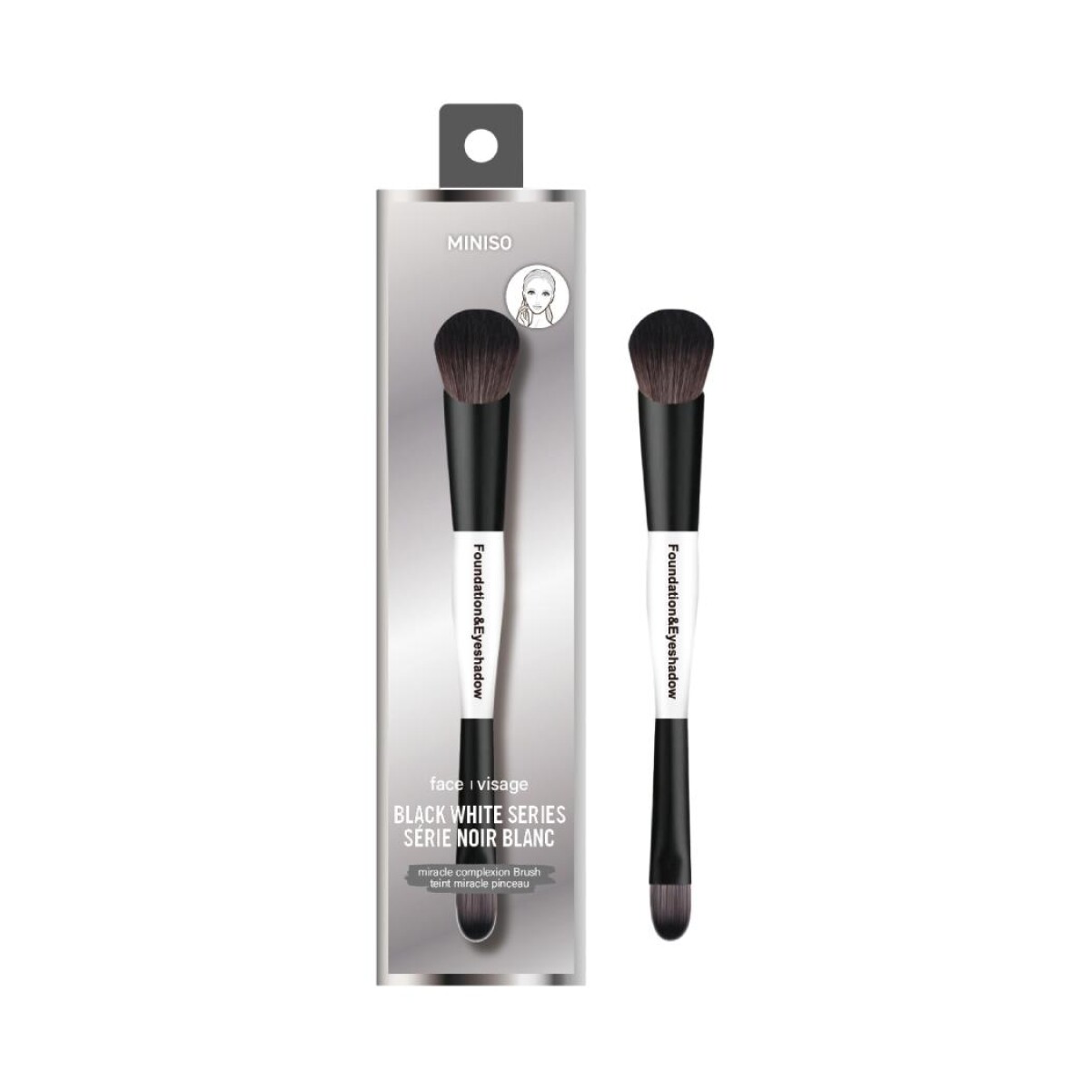 Brocha B&N doble base y sombra 