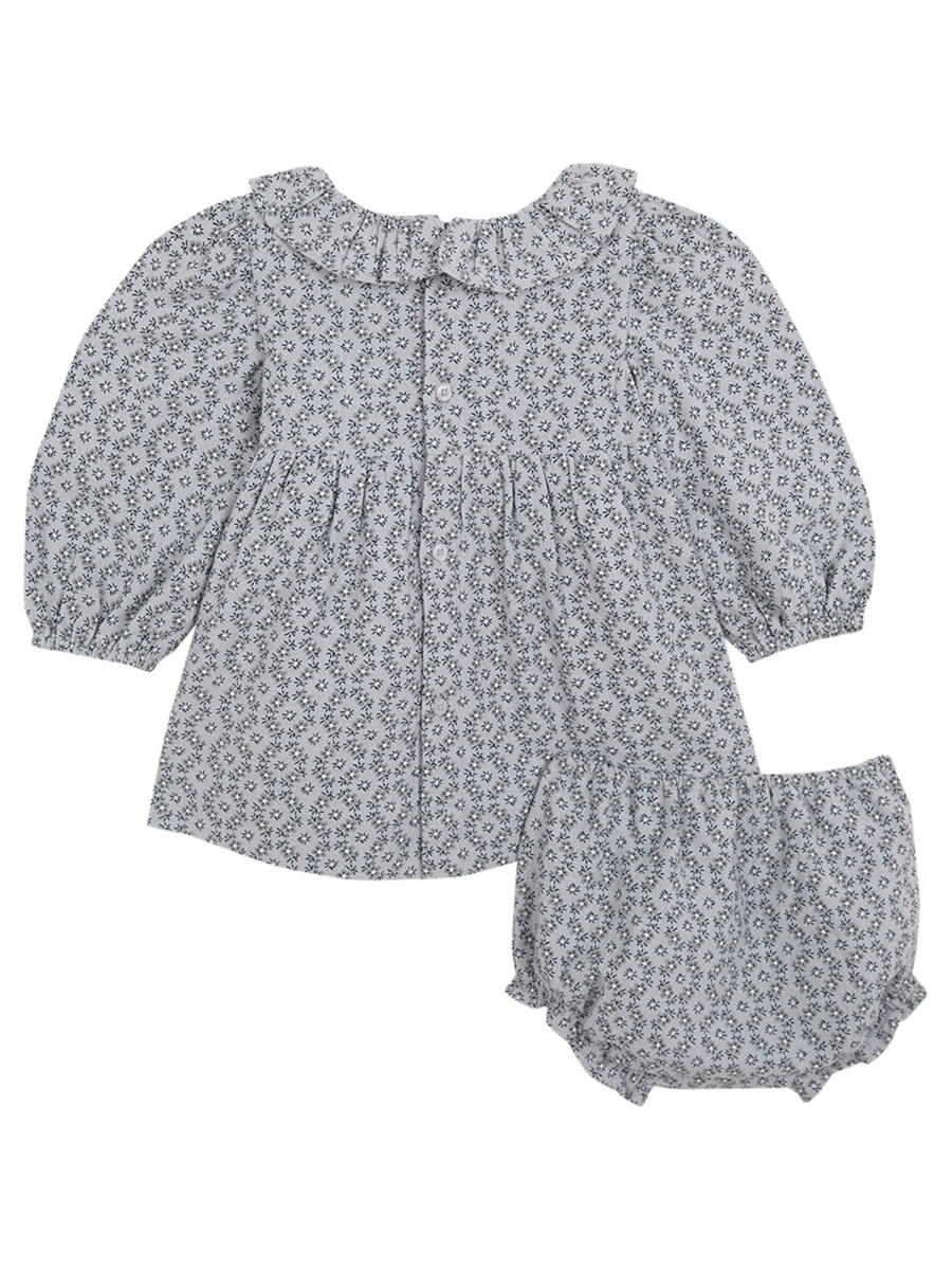 Vestido Flores Azul Nuevo