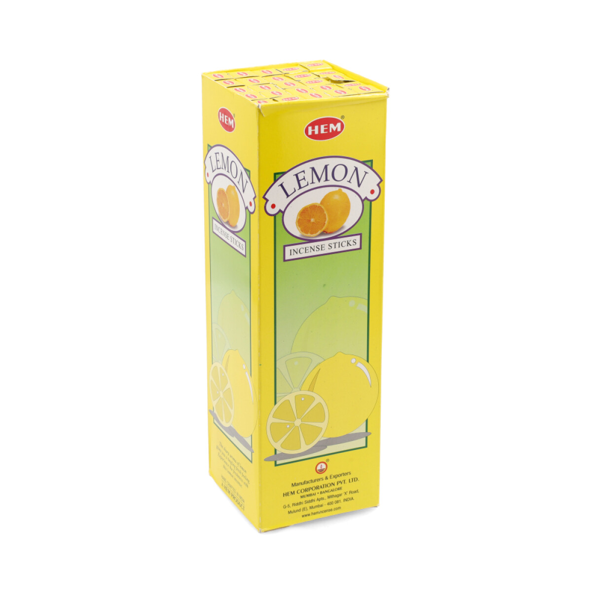 INCIENSO HEM CAJA DE CARBÓN X25 - Limón 