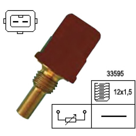 BULBO INTERRUPTOR - TEMP 214-416 12X1.5 F-MARRON INYECCION-TATA INDIGO FAE BULBO INTERRUPTOR - TEMP 214-416 12X1.5 F-MARRON INYECCION-TATA INDIGO FAE