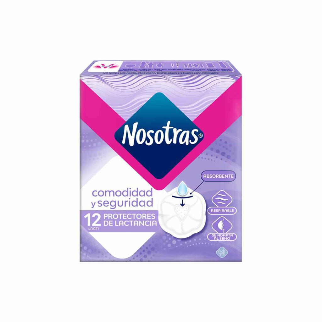 Protectores de Lactancia Nosotras Lacti - Cont. 12 unidades