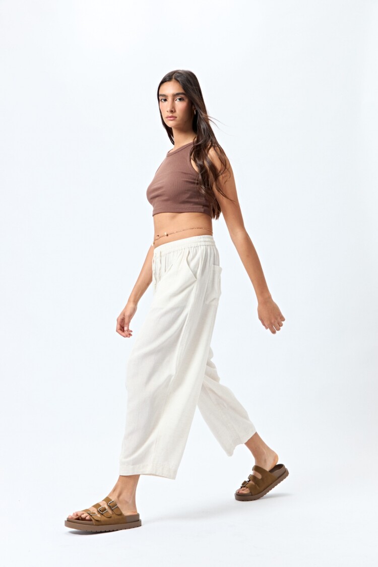 PANTALÓN FINNIAN Beige Claro Melange