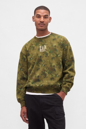 Buzo Deportivo Logo Gap Hombre Floral Print