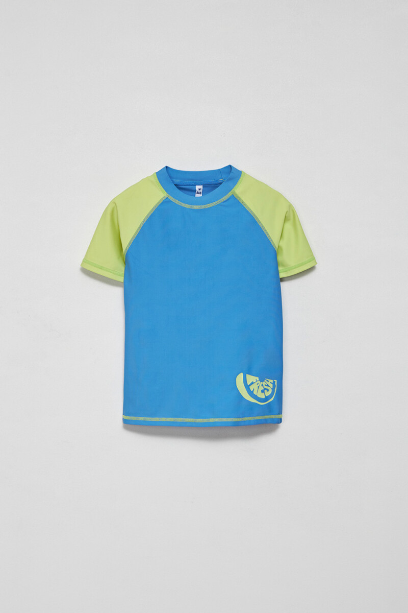 Camiseta UV manga corta Fresh - Azul