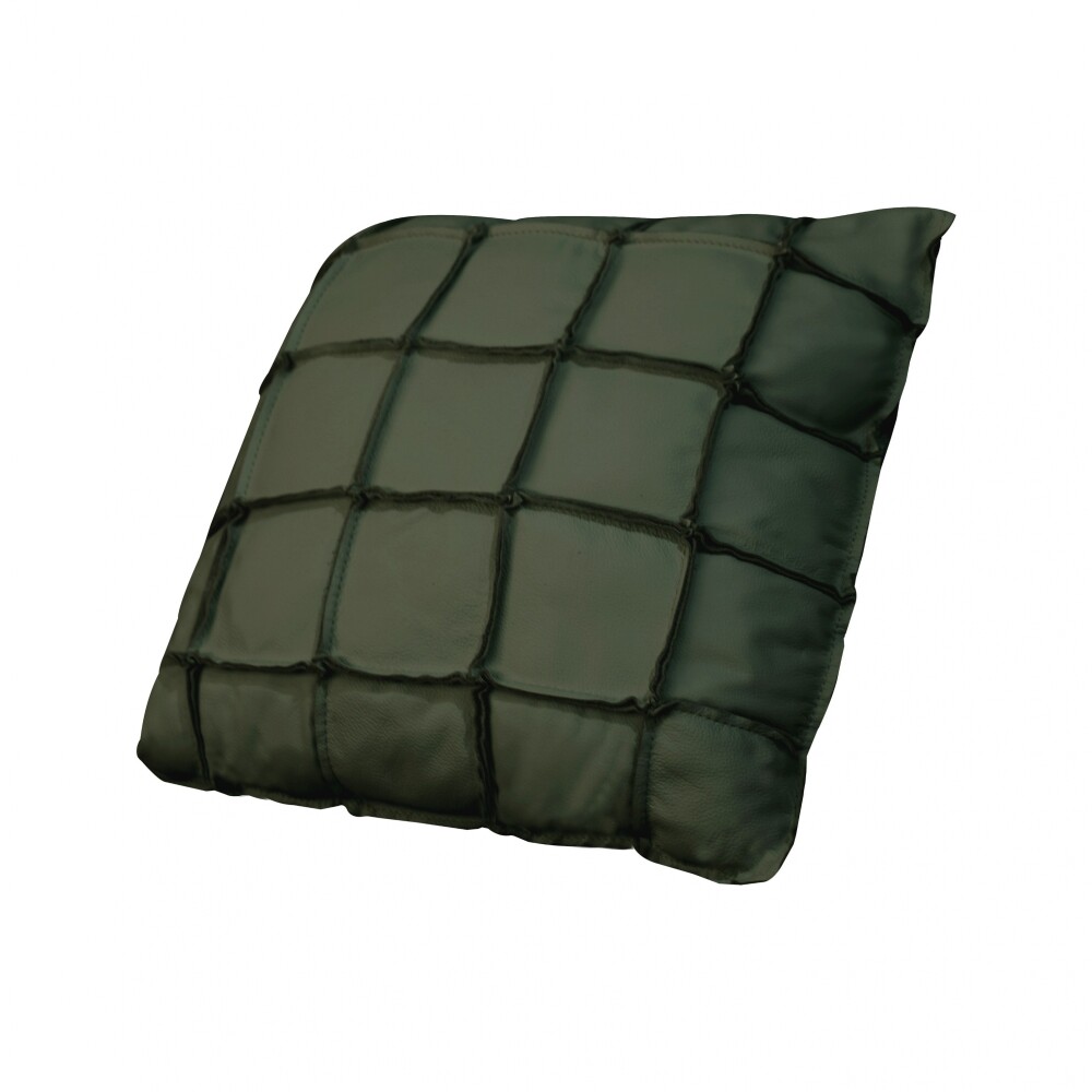 Almohadón Cuero - 48x48cm - Fio Verde