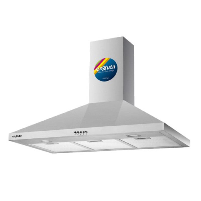 CAMPANA 90 CM DE ACERO INOXIDABLE CON EXTRACCIÓN 750 M3/H ENXUTA CAMPANA 90 CM DE ACERO INOXIDABLE CON EXTRACCIÓN 750 M3/H ENXUTA