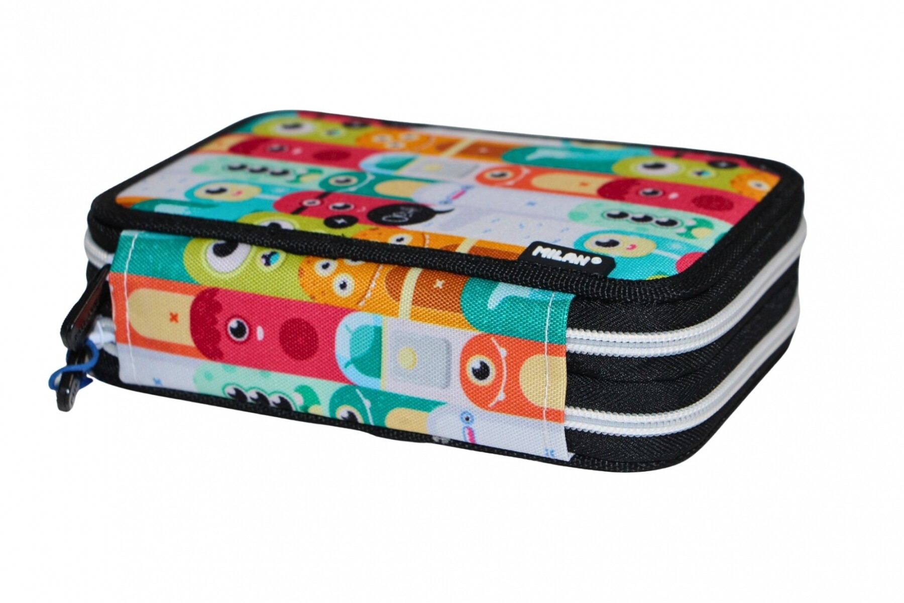 CARTUCHERA MILAN 2 PISOS COMPLETA DE UTILES ALIENS TOWER 