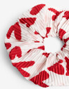 Skunzies Estampados Scrunchie De Corazones - Estampado Geometrico