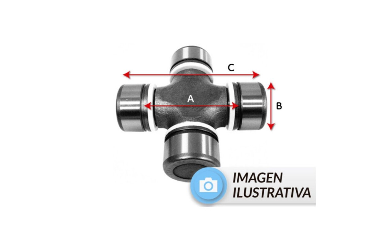 CRUCETA A:56.9mm B:32mm C:94.5mm CRUCETA A:56.9mm B:32mm C:94.5mm