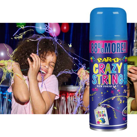 Set Cotillón Nº46 Spray Nieve Espuma + Serpentina x12 Cot002039