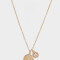 Cadena Corta con Dije Capsula Especial Cadena Corta Con Dije Piscis - Dorado