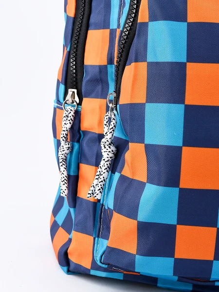 MOCHILA CUADROS MULTICOLOR