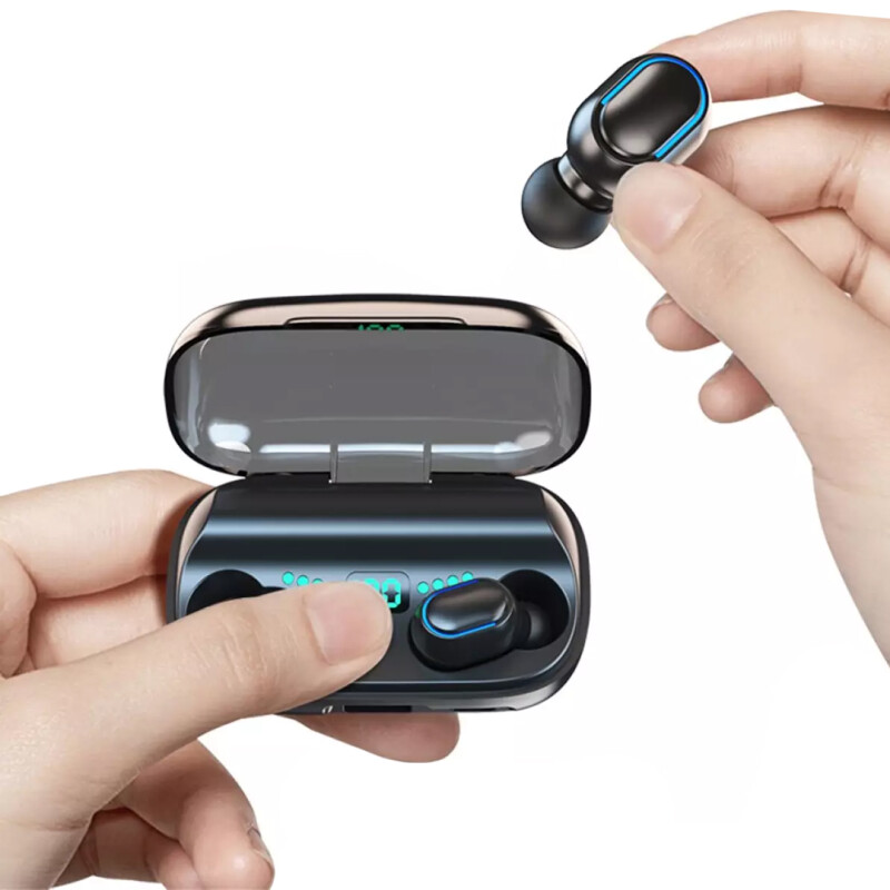 Auriculares Bluetooth In-Ear TWS-T11 Negro