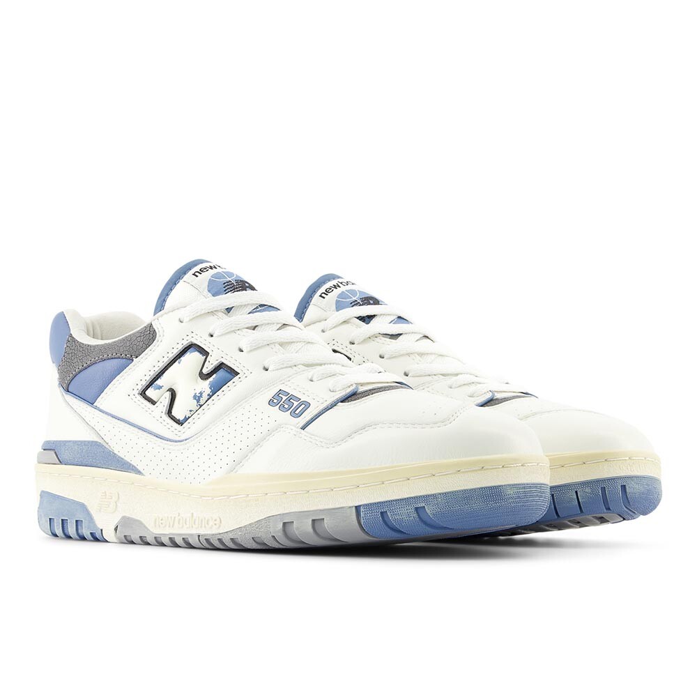 NB 550 - Hombre White/Sky Blue