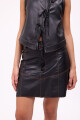 FALDA MINI COURO Negro