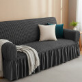 Funda para sillón de 3 cuerpos tela elastizada Negro