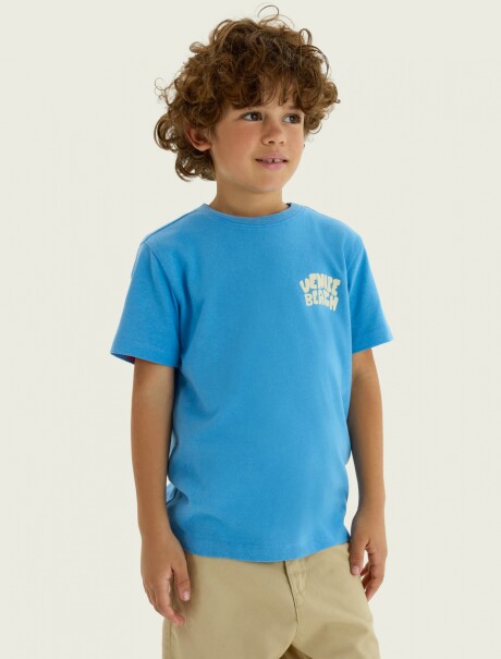 CAMISETA PARA NIÑO CELESTE