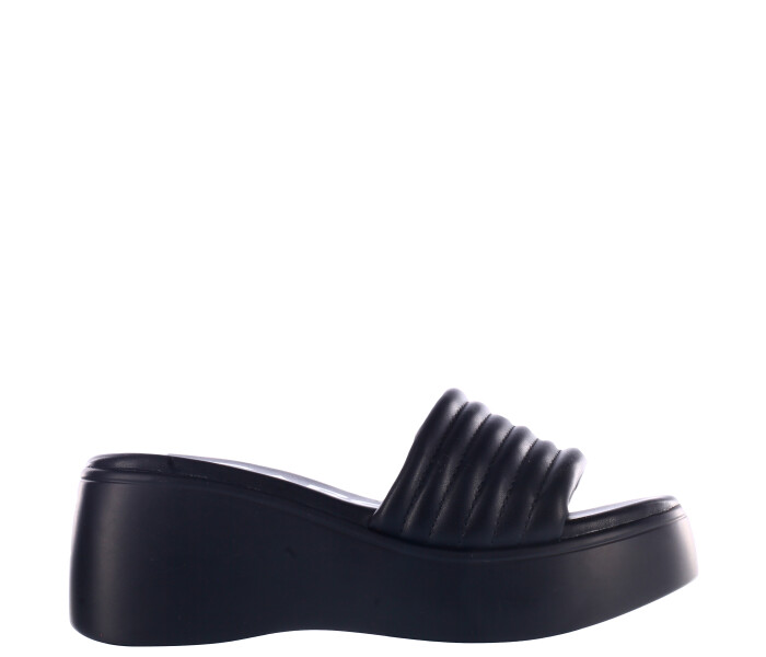 Sandalias de Mujer Miss Carol RIN con una tira y plataforma Negro