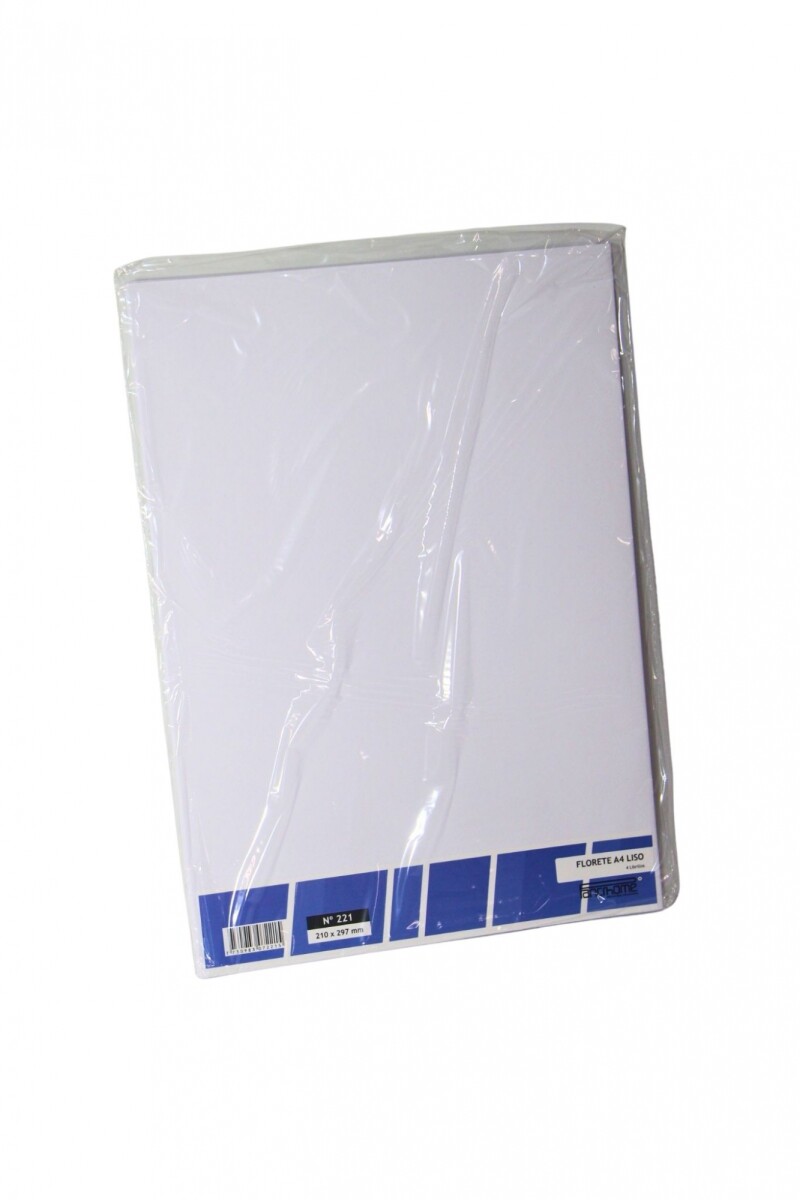 PAPEL FLORETE A4 LISO 