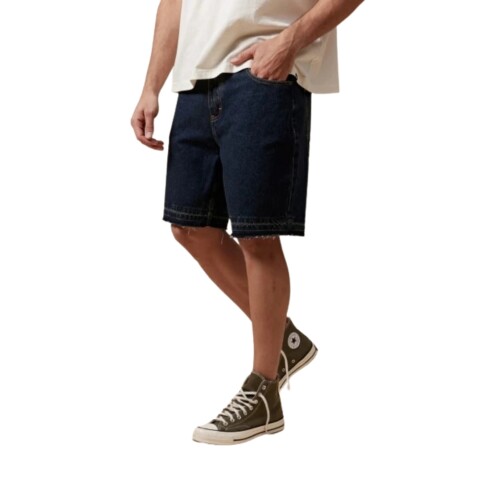 BERMUDA DESFLECADA XS-XXL AZUL OSCUR