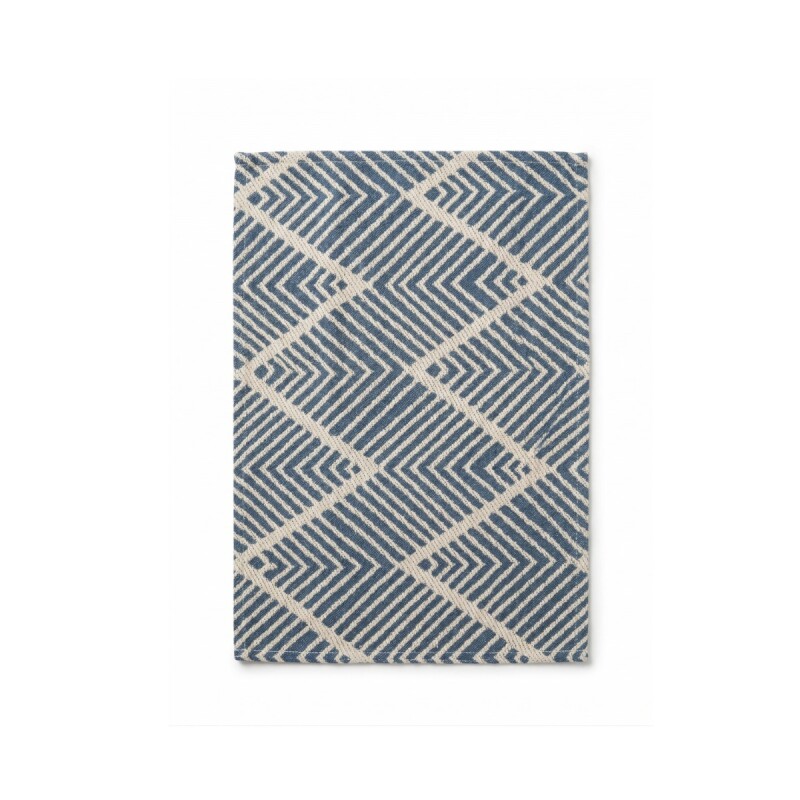 INDIVIDUAL RECT AZUL COMB 33X45CM Unica