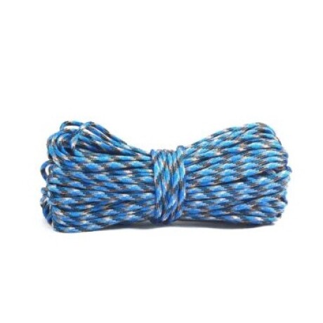 Cuerda paracord 10 metros Camo Azul