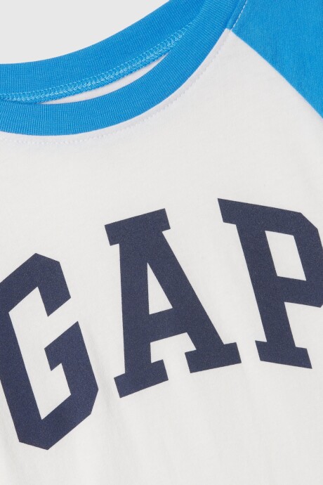 Remera Logo Gap Manga Corta Toddler Niño Breezy Blue 504