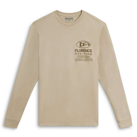 Remera Florence Decal Beige