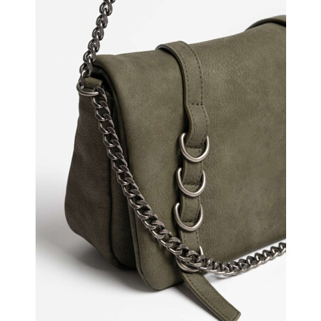 Bandolera Con Cadenas Verde Oliva