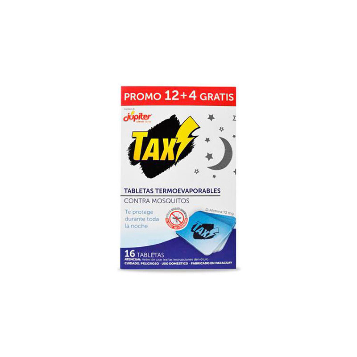 Tabletas INSECTICIDA TAX 16 Pcs 